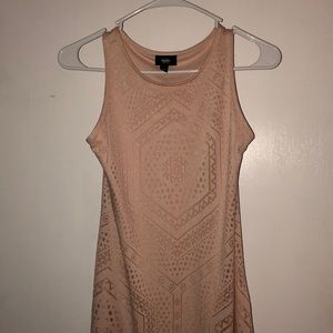 Pink maxi dress with straps